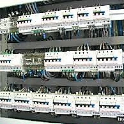 Particolare di quadro di distribuzione